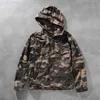 ABOORUN nouvelle veste à capuche Camouflage hommes jeunesse Sports de plein air multi poches Camouflage coupe-vent manteau X0710