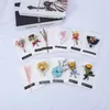 Mini gedroogde bloem wenskaart met doos vouwen schrijven papier afstuderen zegen boeket kaarten creatieve handgemaakte moeder valentijn gift