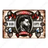 2021 barbearia cartaz de parede corte cabelo vintage metal estanho sinais bar pub decoração casa minha barba minhas regras placas parede barbear metal si4320880