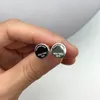 S925 Sterling Silber süße Herz Designer Ohrstecker für Frauen Luxusmarke Buchstaben süße OL Verlobung asymmetrische Ohrringe e261d