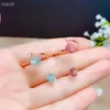 Natürliche Turnaline Flower Candy Color Sets für Frauen Armband Ohrringe und Ring S925 Sterling Sliver Feine Jewlery-Party