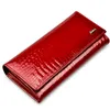 Women Wallets Alligator Long Genuine Leather Clutch Coin Female Crocodile Cow Wallet