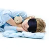 Kinderen zijde rust slaap oog masker gevoerde schaduwdekking reizen ontspanning blinddoeken ooghoes slapende masker oogverzorging schoonheid tools 16-styles