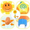 Kids Interactive Baby Bain Toy Toy Sunflower Éléphant Motif Douche Novelties Jouets