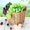 Party Decoration 12/18/24 Heads Black Red Green Purple Hanging Artificial Grapes Pography Props Fake Fruits Dining Table