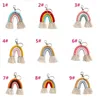 Mode Weven Raiow Sleutelhangers Boho Party Favor Sleutelhouder Sleutelhanger Macrame Bag Charm Auto Opknoping DD330