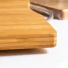 (Three-piece set)Home kitchen Cutting board Mini fruit chopping board Small bamboo and wood cutting panel