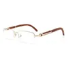 occhiali da sole firmati Donna Uomo Occhiali Cornice Decorazione Moda Occhiali Club Legno Argento Oro Accessori per occhiali Cle4220339