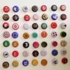 Decoration Beer Bottle caps Metal tin Craft cocktail beverage artwork Ornaments pattern beer Collection love 210728