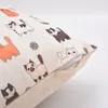 Superfine Peluche Body Cuscinetto Cute Cartoon Lungo Cuscino Copertura morbida Accogliente cuscino Coperchio Fluffy Felby Letto Sofa Home Decor 210317