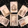 Silson Lenormand Colored 36 Tarot Deck Oracles Kartenbrettspiel Kleine Pokergröße Retro-Stil Lenormand im alten Stil