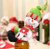 Kerst Decor Rode Wijnfles Cover Tassen Decoratie Thuis Party Hug Santa Claus Snowman Christmas Decorations