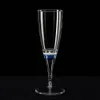 6Pcs/lot Water Liquid Activated Flashing Wine Champagne Flute Glasses Light-up Cups Bar Accessories Kitchen Decorations Supplies