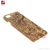 Non-slip Phone Cases For iPhone 6 7 8 Plus 11 12 Pro XR X XS Max 2021 Fashion Print Design Custom LOGO Cork Wood Back Cover Shell