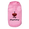 Ropa para perros I Love My Mommy Vest Ropa para perros pequeños Pet Soft Medium Teddy BichonFrise