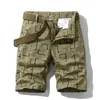 2021 été nouveau survêtement décontracté hommes Cargo Shorts impression lâche hommes court marque vêtements hommes militaire Cargo Shorts X0601