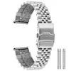 20mm 22mm rvs riem zilveren mannen riemen zwart gouden 20mm band rose goud 22mm horloge accessoires mannen pols riem H0915