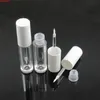 5 ML Empty Eyeliner Tube Container White Clear Cosmetic Containers Refillable DIY Makeup Lipgloss Packaging 25 pcs/lothigh qty