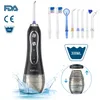 H2ofloss Water Flosser Detergente per denti dentale Irrigatore orale portatile 5 modalità 300ml Ricaricabile Ipx7 Impermeabile