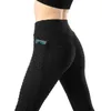 JIANWEILI Push-up-Leggings Frau Seitentaschen Fitness Anti Cellulite Femme Gym Stretch Hose Atmungsaktiv 211108