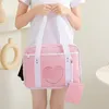 Japoński styl preppy jk różowy jednolity torby szkolne dla kobiet dziewczyny na płótnie duże pojemność dorywczo torebki bagażowe 220310