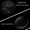 Armbandsur Personlighet Creative Alloy Mesh Belt Fake Three-Eye Watch Casual Quartz Klockor