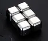 304 Stainless Steel Ice Cube Reusable Chilling Stones for Whiskey Wine Keep Your Drink Longer Cold Metal Ice Whiskey Red Wine Cooling SN5244