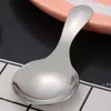 Small Stainless Steel Spoon Mini Coffee Tea Spoon Metal Spice Sugar Salt Scoop Kids Ice Cream Spoon RRE11289