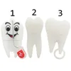 Real Capacity Tooth Shape USB Flash Drives 8GB 16GB 32GB 64GB Teeth Pen Drive 128GB USB2.0 Memory Stick