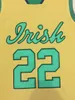 #22 Jerian Grant Notre Dame Irish School Basketball Jersey College Stitched Basket Jerseys Customized any Name