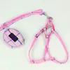 Dog Collars & Leashes Harness Leash Set Walking And Training Pet Adjustable Lead Strap With Detachable Snack Bag