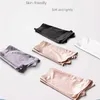 Panties for Women Nylon Boyshort Female Underwear Lingerie Mid Waist Lady Short Pants Solid color 4 pieces Sexy Ice Silk Boxer 210730