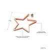 Stud Bobotuu Fashion Titanium Rvs Love Star Earrings Bohemen Kantoor Sieraden voor Dames Meisjes Be19329