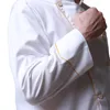 MEN039S JAVETS Hoogwaardige witte keuken Chef Jacket Uniformen Volle mouw Cook Kleding Kleding Food Services Frock Coats Work Wear3598894