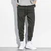 Japoński styl moda mężczyźni dżinsy zielone luźne dopasowanie łączone projektant casual cargo spodnie hombre streetwear Hip hop joggers spodnie