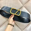 Womens Mens Belts Leather Black Red Woman Big Gold Buckle Women Classic Casual Belt Ceinture With Box Width 70cm9609794