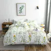 European Flower Style Sängkläder Ställer 3 stycken, 1 Duvet Cover 2 Pillowcases, Queen King Single Double Twin Full Size 210309