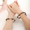 2pcs/set Couples Matching Bracelets Magnetic Attraction Natural Stone Chakra Bracelet Jewelry for Lover Women Friendship