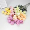 Artificial Flowers Silk Fabric Wedding Party Home DIY Floral Decor High Quality Big Bouquet Craft Fake Flower