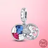 925 Sterling Silver Family Tree Charm Love Heart Beads Rainbow Flower Fit Pandora Bracelet Silver 925 Jewelry