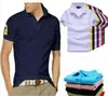 2021 Marka Tasarımcısı Stil Erkek Polo Gömlek Büyük Küçük At Timsah Nakış Erkekler Kısa Kollu Pamuk Formalar Polos Gömlek Satış T-Shirt