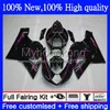 MV Agusta F4 1000 r 750 cc S 1000cc R312 750S 05 06 Black Pink Hot Bodywork 6No.62 312 1078 S 05-06 Cowling MA MV F4 312R 750R 1000R 2005 2006フェアリングキット