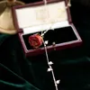 SINZRY – collier ras du cou en perles naturelles, fleur de rose préservée, élégant, tendance, pour femmes
