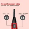 Elektrisk ögonfransar Curler Mascara Curling Makeup Tool USB Uppladdningsbara bärbara elektriska uppvärmda ögonfransar Rolling Skönhetsenhet Ögon Lash Roller Extension