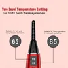 Electric Heated Eyelash Curler USB Rechargeable Eye Lash Curling Mascara Extension Cosmetics Tool Eyes Natural Rolling Applicator Long-lasting for 24 hours