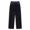 Nbpm mode losse bodem vriendje stijl baggy jeans vrouw hoge taille brede been jeans denim broek streetwear broek 210529