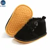 Baby First Walkers Inverno Neonato Neonato Ragazzo Ragazza Inverno Pelliccia Stivali da neve Scarpe calde Stivaletti Casual Ragazzini Scarpe con il cinturino 210317