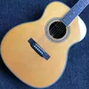 カスタムソリッドトウヒトップGOM28Sアコースティックギター新しい黄色い色ローズウッドバックアンドサイド