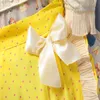 Miayii Odzież dziecięca Hiszpańska Vintage Suknia Ball Bow Print Krótki Rękaw Lolita Princess Sukienki Dla Dziewczyn Easter Eid A174 Q0716