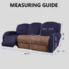 1/2/3 Seater Recliner Sofa Cover Elastic Relax Armchair Stretch Reclining Chair Lazy Boy Furniture Protector 211116